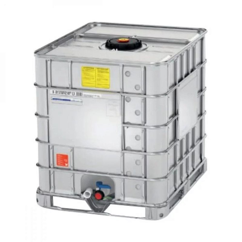 Reservatório Container IBC com Porta Palete de Aço 1000L