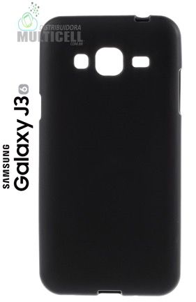 CAPA TPU SILICONE TOP BLACK SAMSUNG J320 GALAXY J3 2016 PRETA FUME -  Distribuidora Multicell a mais completa em peças,componentes e acessórios  para celular e tablet