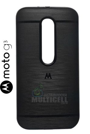 CAPA CASE DE SILICONE TPU TOP BLACK MOTOROLA MOTO G3 PRETA ESCOVADA -  Distribuidora Multicell a mais completa em peças,componentes e acessórios  para celular e tablet