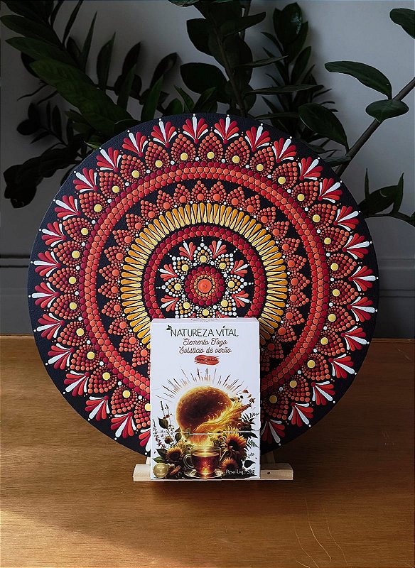 Mandala Solstício de verão - Acompanha Blend de Chá