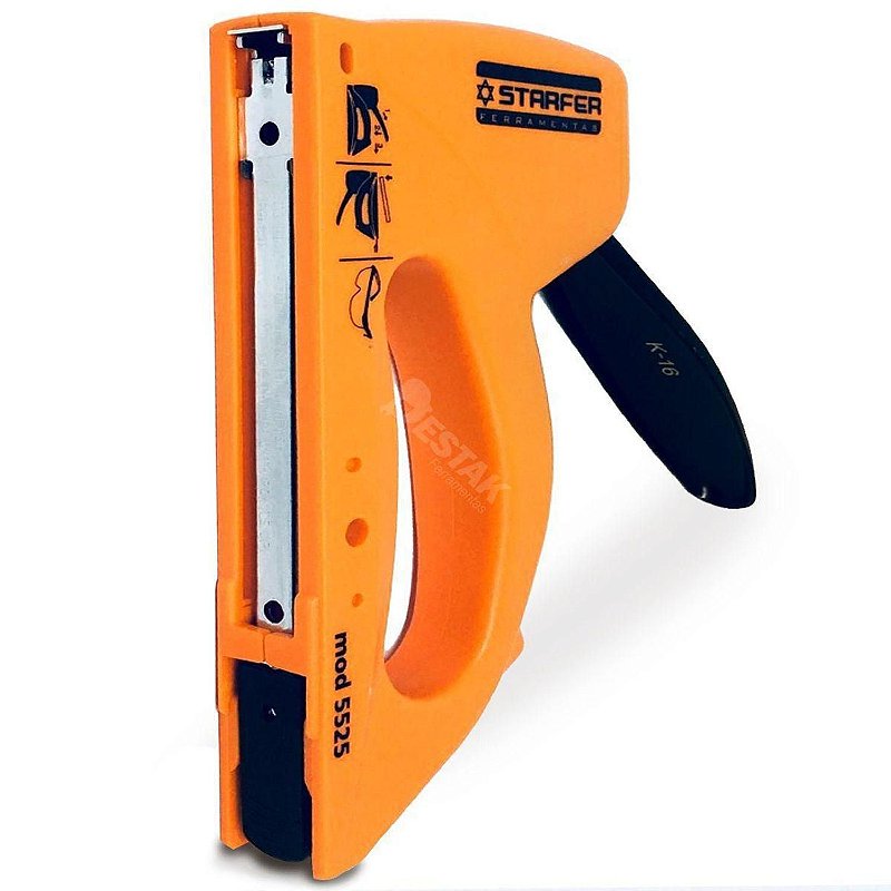 Grampeador tapeceiro 5525 Starfer - Telhas e Cia | Materiais de