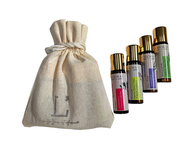 Kit Mini Sensações – Óleos Corporais Roll-On Aromáticos | L'Odorat