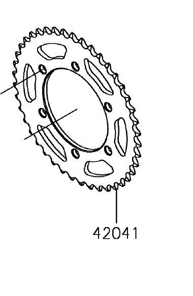 COROA TRANSMISSÃO NINJA 300 / Z300 - 42041-0118 - Kawaparts