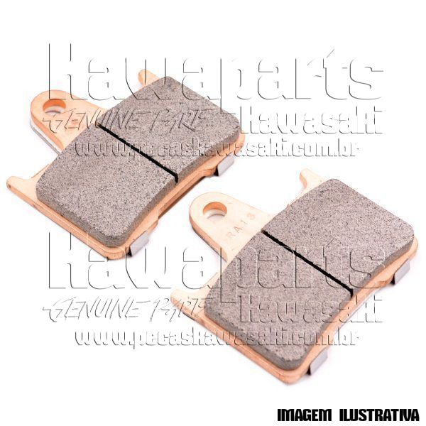 PASTILHA FREIO TRASEIRA CONCOURS 14 / NINJA ZX-14R - 43082-0055