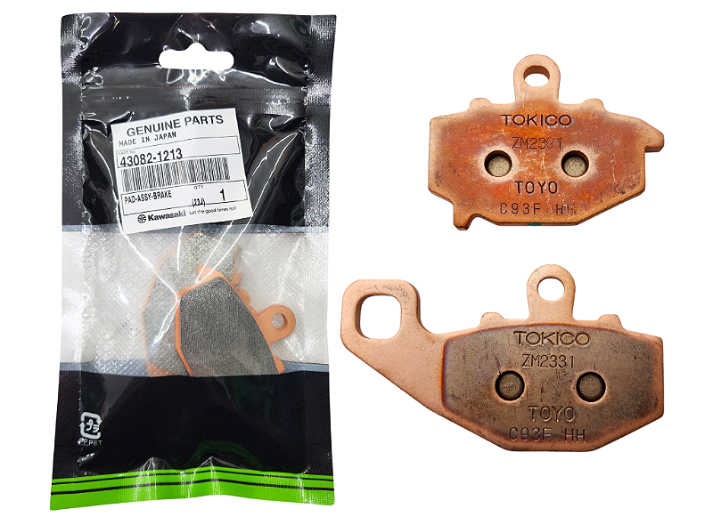 本A-6 3 ② PASTILHA FREIO TRASEIRA KAWASAKI NINJA 650 / VERSYS 650 / ER-6N