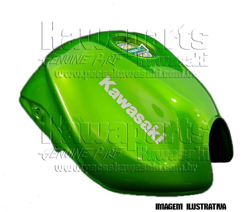 TANQUE COMBUSTIVEL VERDE METALICO Z750 2010 - 51085-5249-17P