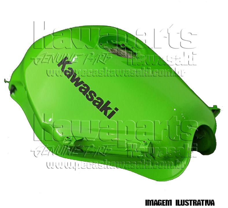 TANQUE COMBUSTÍVEL VERDE NINJA 250R - 51086-5015-777 - Kawaparts