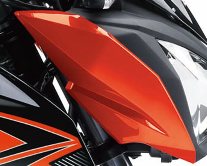 CARENAGEM SUP DIR C B LARANJA - 55028-0461-17L - Kawaparts