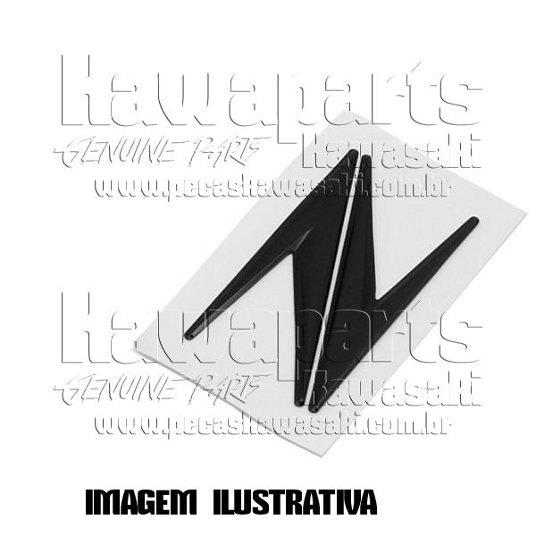ADESIVO TAMPA TANQUE Z1000 - 56054-1089 - Kawaparts