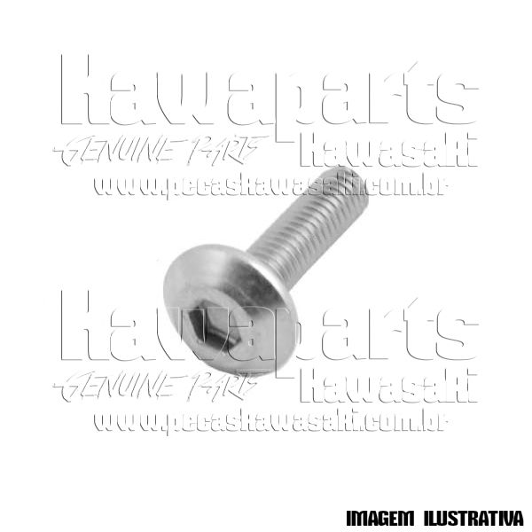 pois ポワ PARAFUSO SOQUETE 6X23 PARALAMA TRASEIRO - 92153-1267 - Kawaparts