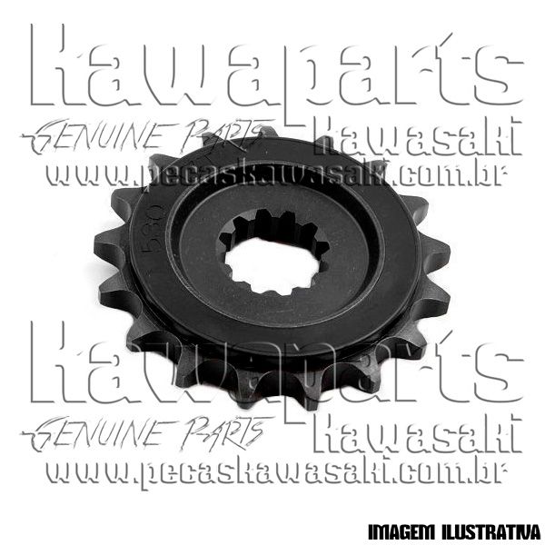 PINHÃO TRANSMISSÃO NINJA ZX-14R - 13144-0040 - Kawaparts