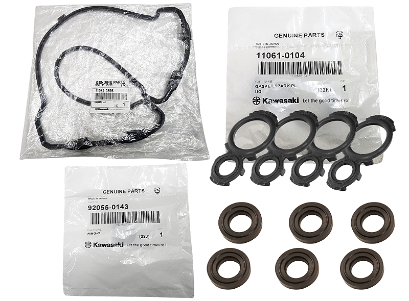 KIT JUNTA VEDAÇÃO TAMPA VÁLVULA KAWASAKI NINJA 1000 / VERSYS 1000