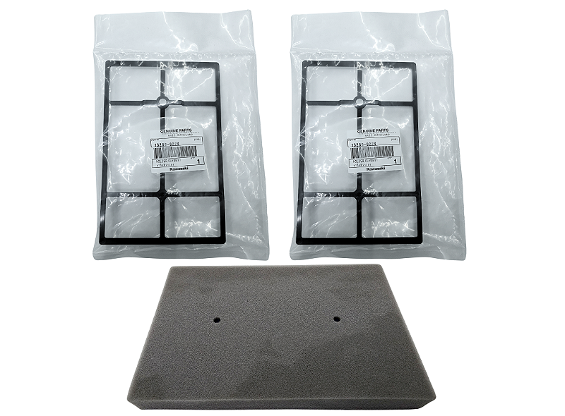 KIT TELA FIXAÇÃO E FILTRO AR KAWASAKI NINJA 250R / NINJA 300