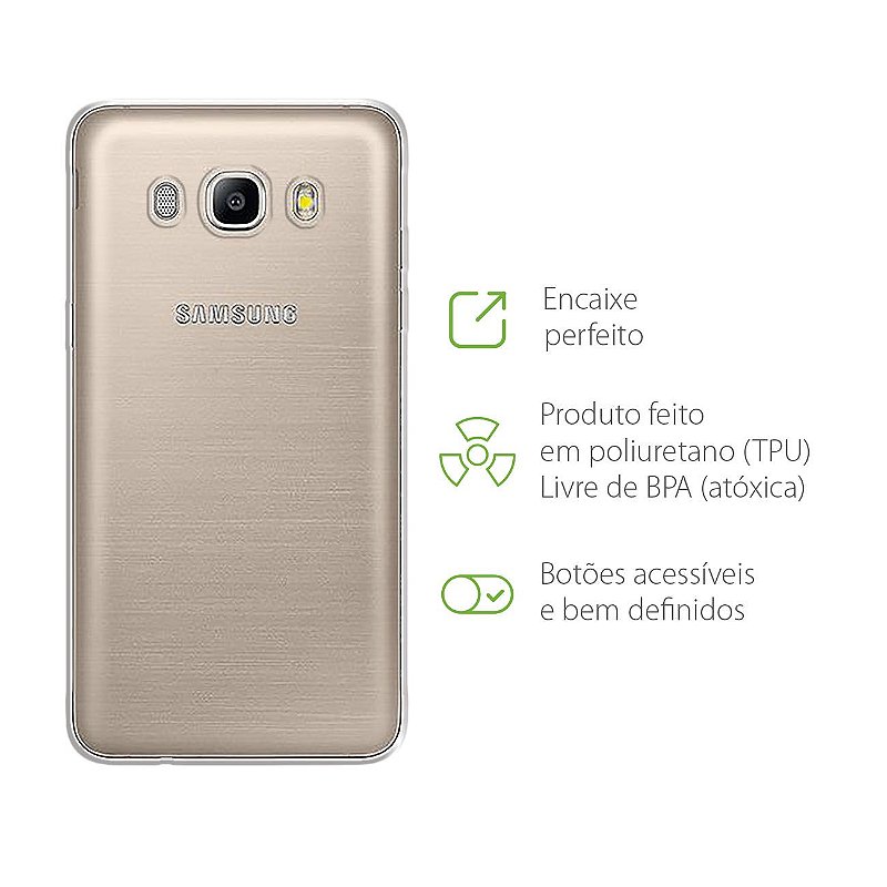Capa Transparente para Samsung Galaxy J5 Metal - 99capas - Capinhas e cases  personalizadas para celular