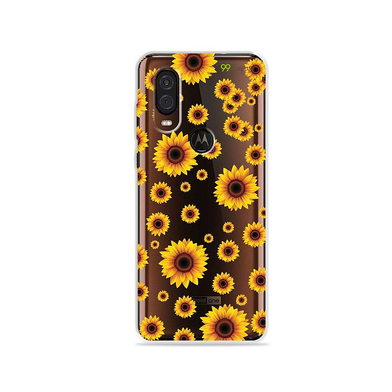 Capa para Moto One Vision - Girassóis - 99capas - Capinhas e cases  personalizadas para celular