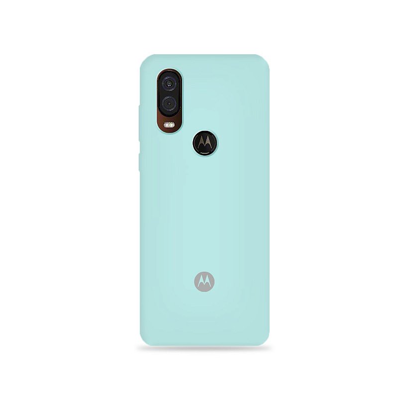 Silicone Case Azul Claro para Moto One Vision - 99Capas - 99capas -  Capinhas e cases personalizadas para celular