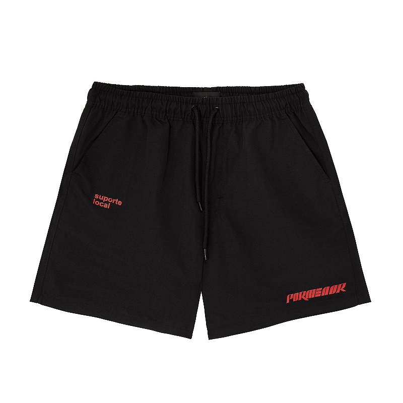 SHORT "PORMENOR - SUP LOCAL" PRETO | FUNDAMENTO