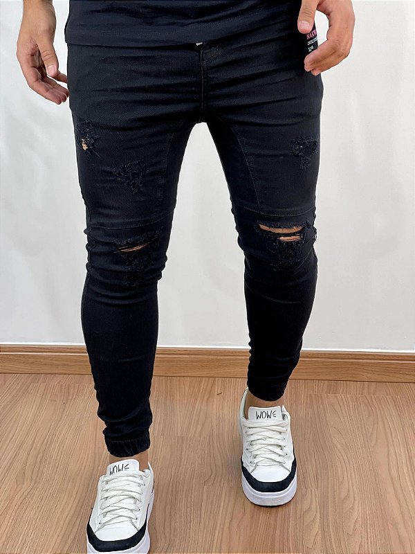 Calça Masculina Jogger Preta Premium ¬ - Imperium Store