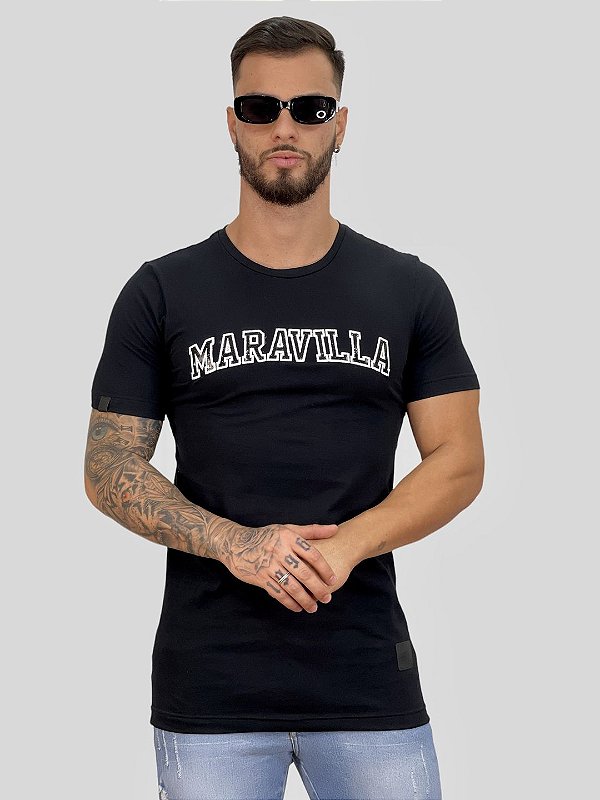 Conjunto Camiseta Longline Elastano Preta com Bermuda Preta