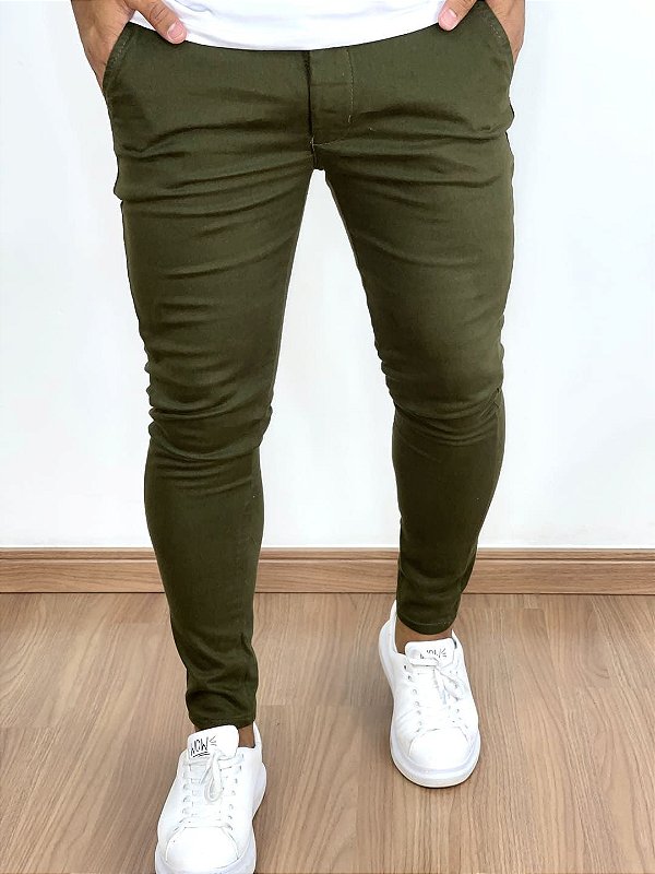 Calça Masculina Alfaiataria Super Skinny Verde Musgo Sailor - Imperium  Store | Loja de roupas multimarcas masculina