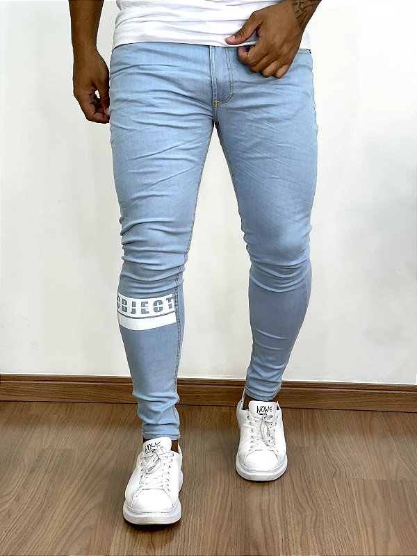 Calça Jeans Masculina Super Skinny Clara Sem Rasgo Object* - Imperium Store  | Loja de roupas multimarcas masculina