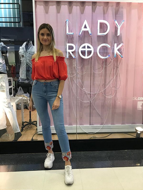 lady rock calça