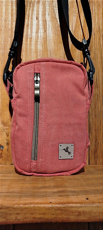 Shoulder bag salmão