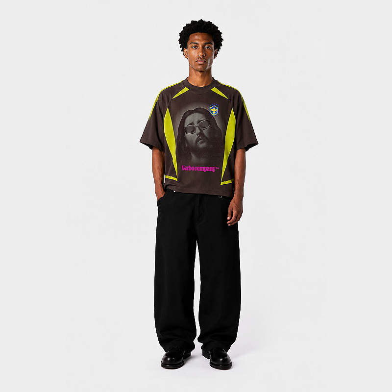 God Loves Brasil T-shirt - Brownie