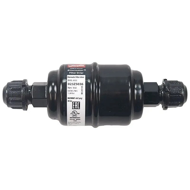 FILTRO SECADOR DANFOSS DML033 70 x 3/8 ROSCA - DML033 / 023Z5036