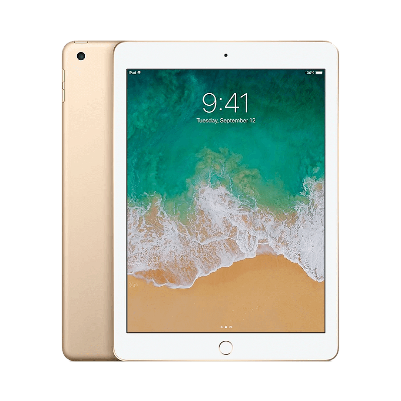 317 ほぼ未使用品 電池新品 iPad5 第5世代 32GB きつ au