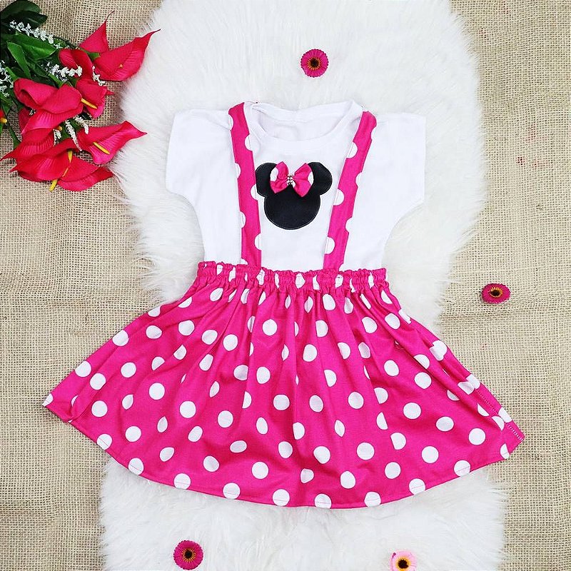 Rosa Roupas Da Minnie Para Festa Infantil Tema Minnie Mouse Roupa