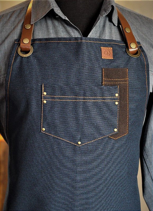 Avental Borough Market Blue® PK Apron Chef Aventais, Aprons