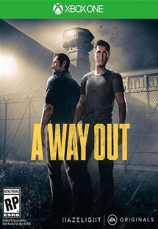 A Way Out Xbox One Mídia Digital Cartões PSN, Xbox