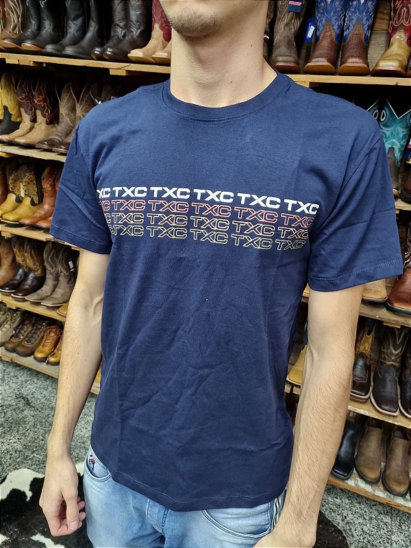 Camiseta TXC Regular Fit Marinho 191978 - Zona Country - Moda