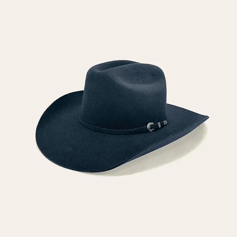 CHAPEU STETSON DE PELO PRETO 64443 - Zona Country - Moda Country