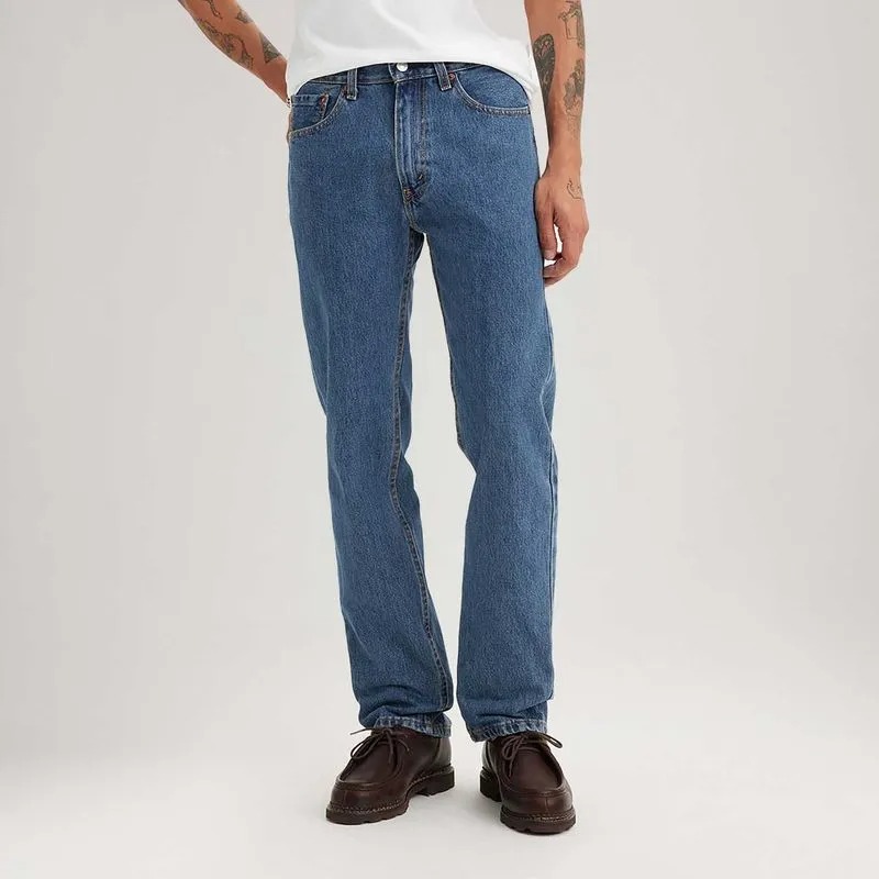 Calça Jeans Levi's® 505® Regular Lavagem Média - Zona Country