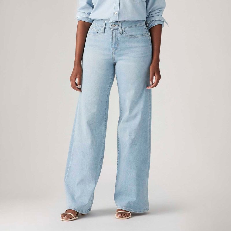 Calça Jeans Levi's® 318® Wideleg Lavagem Clara - Zona Country