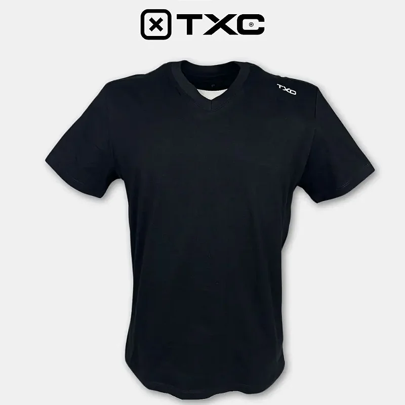 CAMISETA TXC MASC REGULAR MALHA VISCOSE PRETA 193004 - Zona