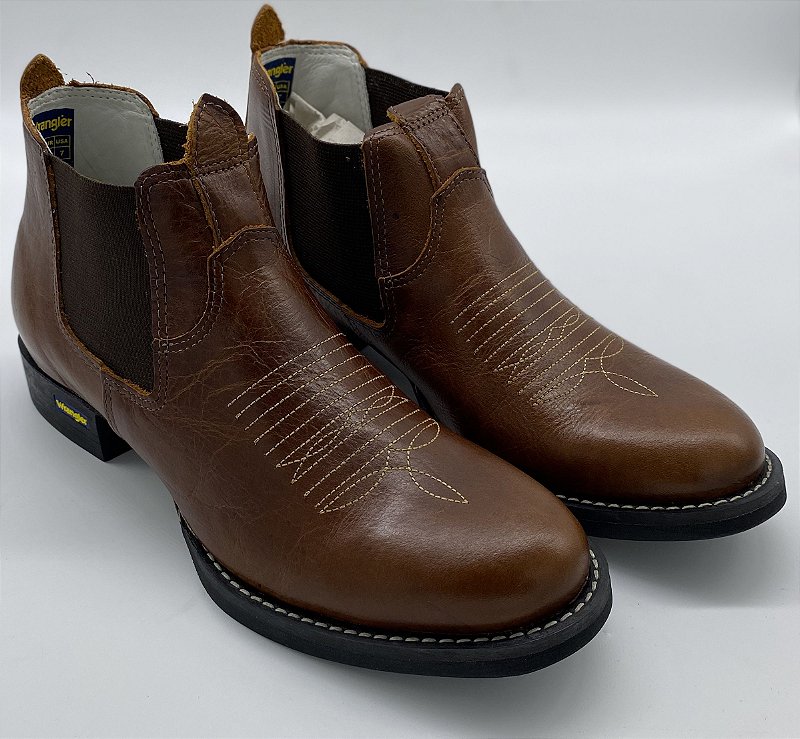 botas wrangler bico redondo