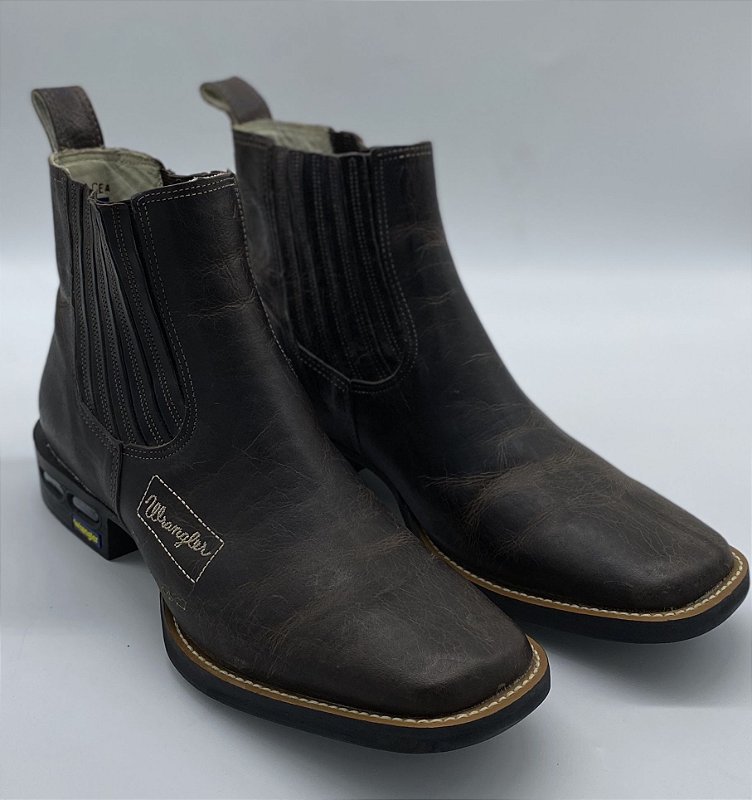 botas wrangler bico redondo