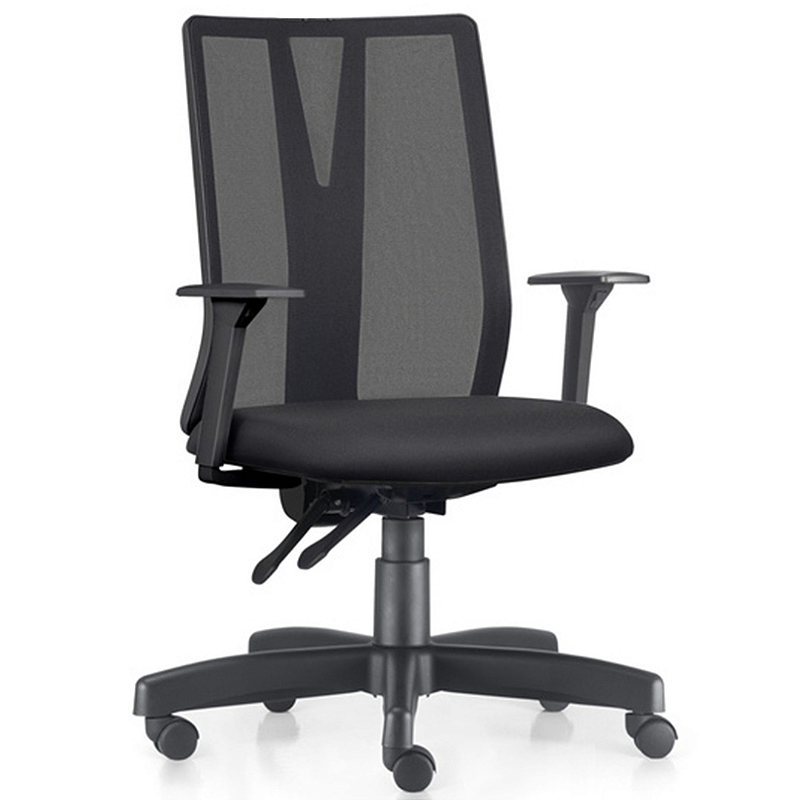 Cadeira Addit Presidente Alta Ergonômica Giratória NR17 Frisokar Tecid ...