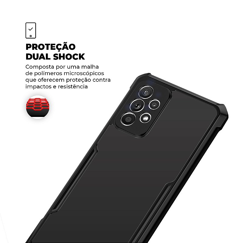 Capa para Samsung Galaxy A72 - Dual Shock X - Gshield