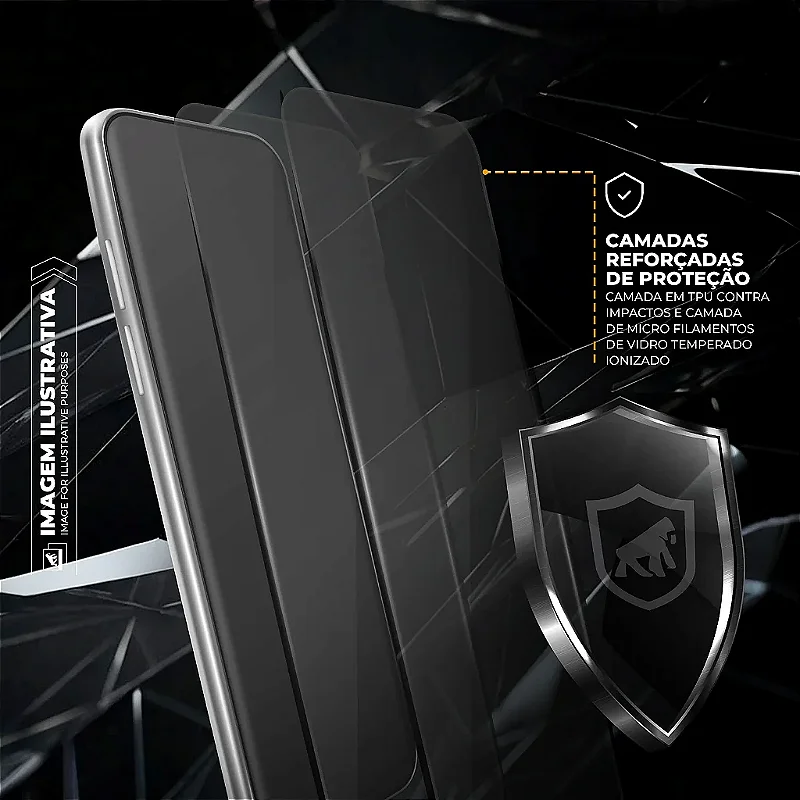 Película para iPhone 6 e 6S - Dual Glass Branca - Gshield