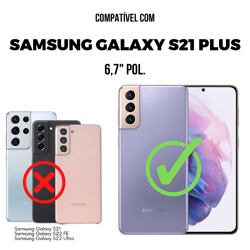 Capa para Samsung Galaxy S21 Plus - Dinamic Cam Protection - Gshield