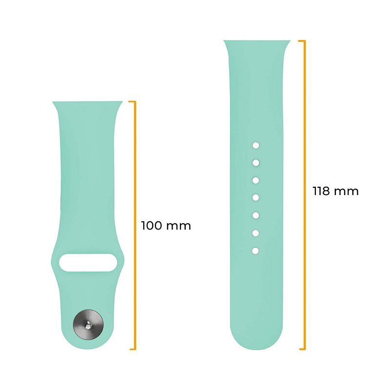 Pulseira para Apple Watch 42 / 44 / 45 / 49 MM - Ultra Fit - Verde Claro - Gshield - foto 4