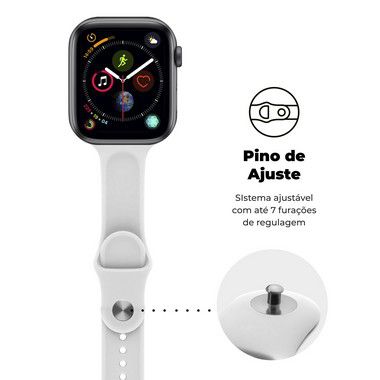 Pulseira para Apple Watch 38 / 40 / 41MM Ultra Fit - Branco - Gshield - foto 3