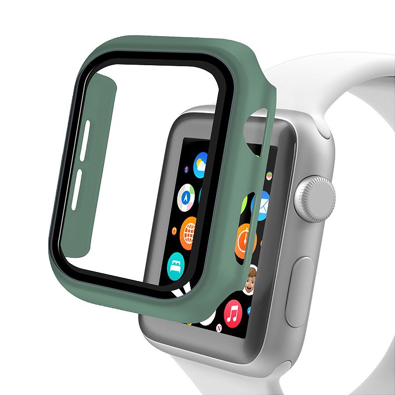 Case para Apple Watch 38MM (Series 1/2/3) - Armor - acompanha película integrada na case - Verde - Gshield - foto 2