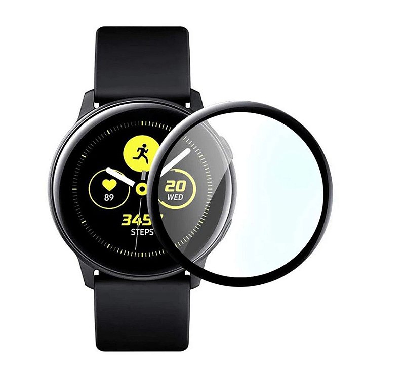 Película para Samsung Watch Active 2 44M - Coverage 5D Pro Preta - Gshield - foto 2