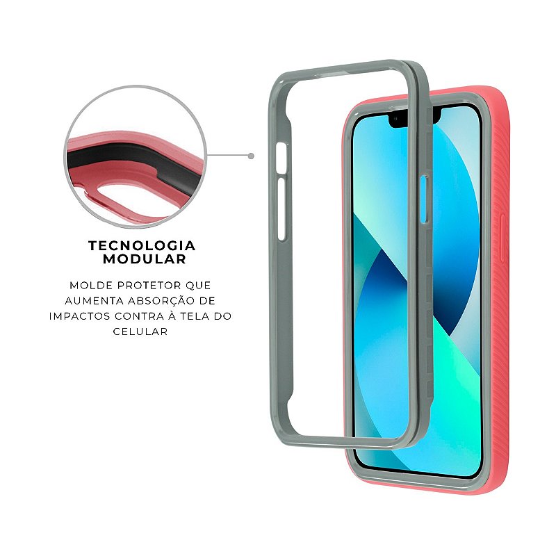Capa para iPhone 13 Pro - Stronger Rosa - Gshield