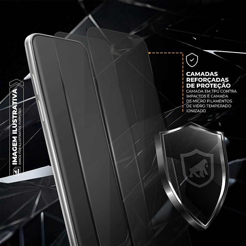 Película para iPhone 13 Mini - Dual Glass Preta - Gshield